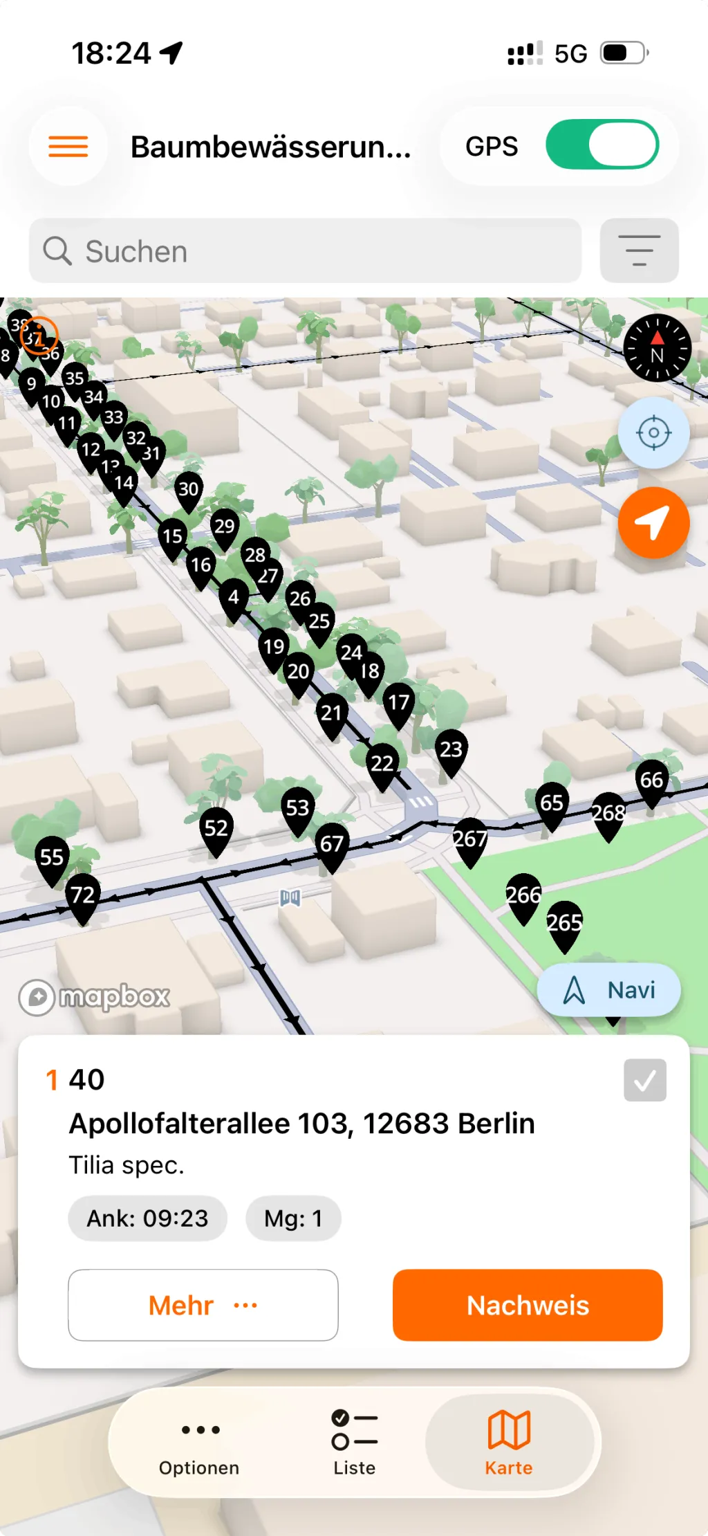 Der beste Weg Ihre Baumbewässerung zu planen und zu dokumentieren