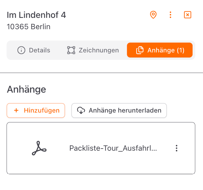 Bilder und PDFs anhängen