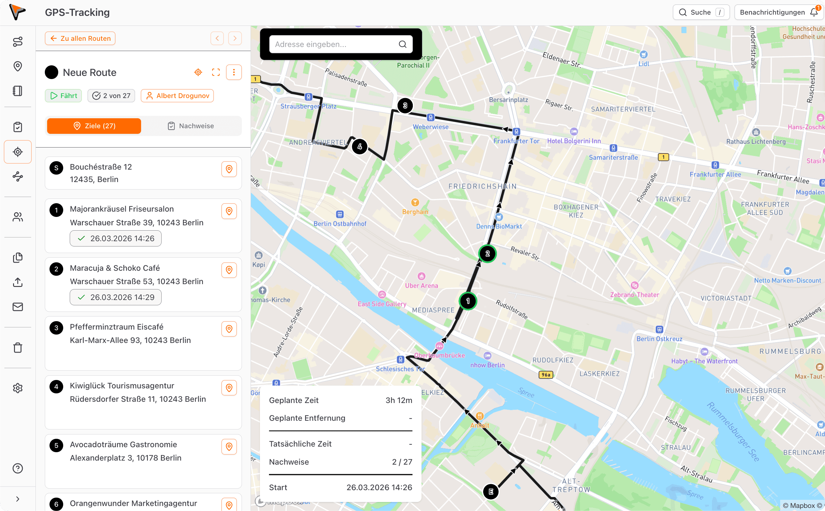 Der Tourenplaner für kommunale Dienste