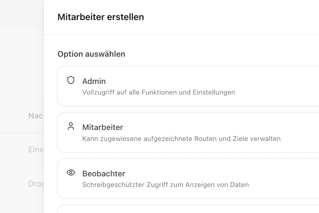 Mitarbeiter hinzufügen