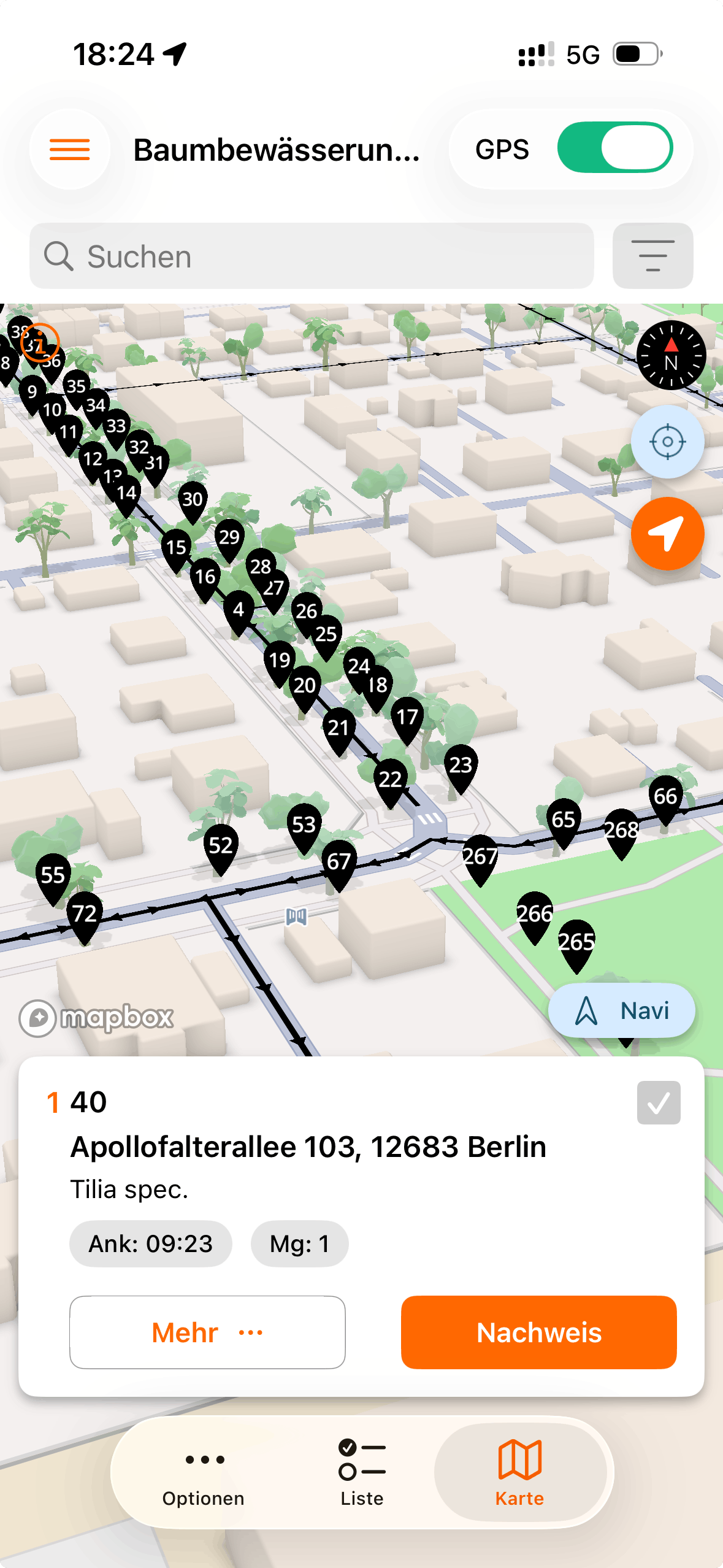 Der beste Weg Ihre Baumbewässerung zu planen und zu dokumentieren