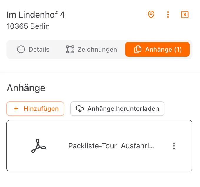 Bilder und PDFs anhängen