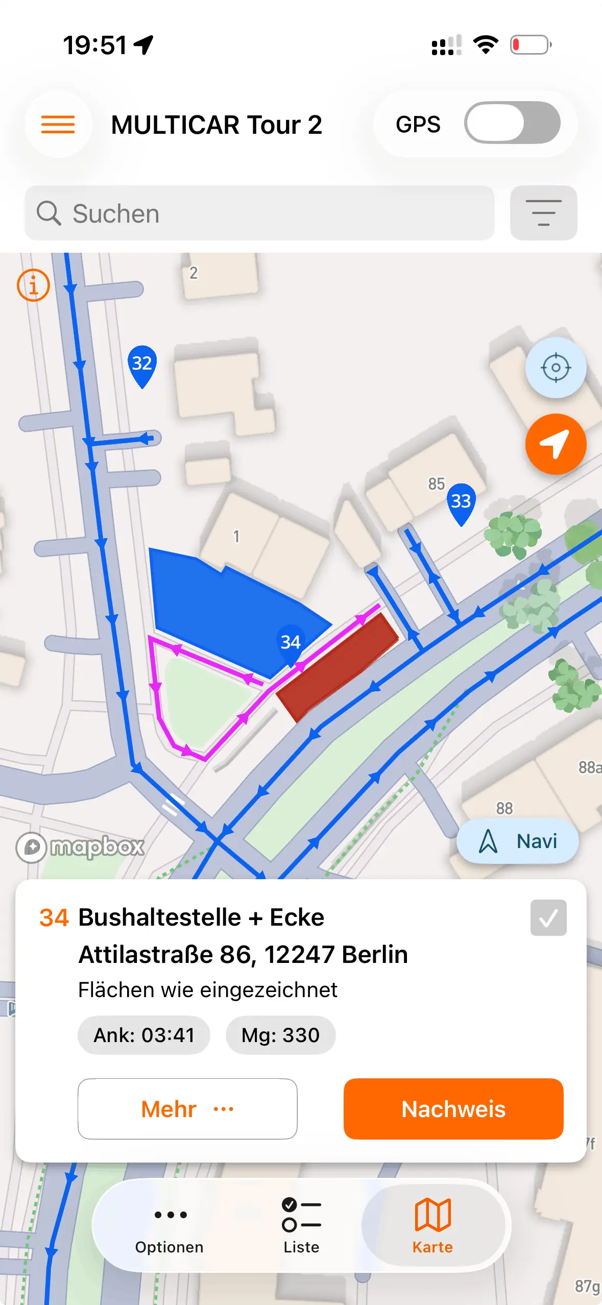 Der Tourenplaner für den Winterdienst, der auch die Dokumentation macht.