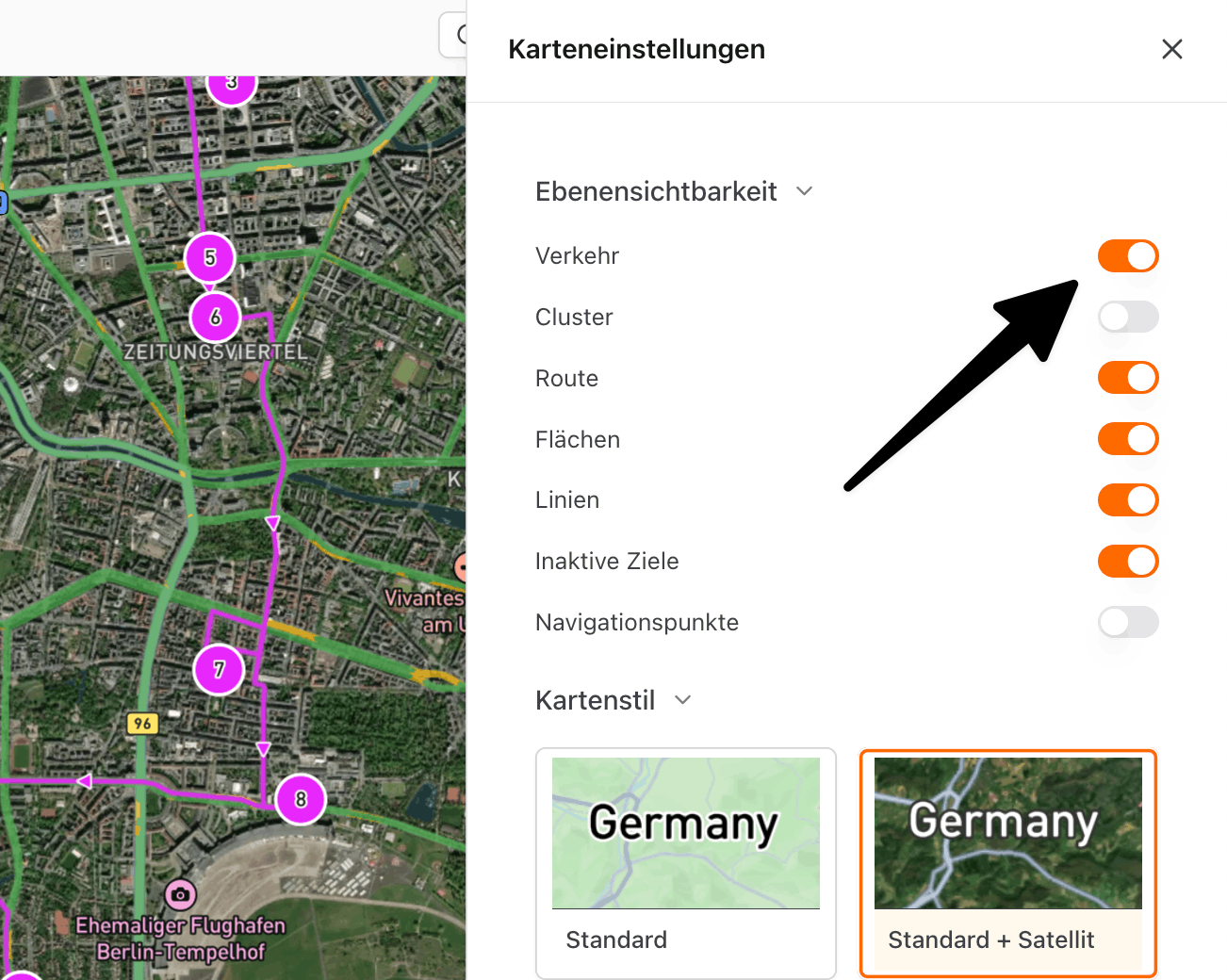 Neue Verkehrsdaten