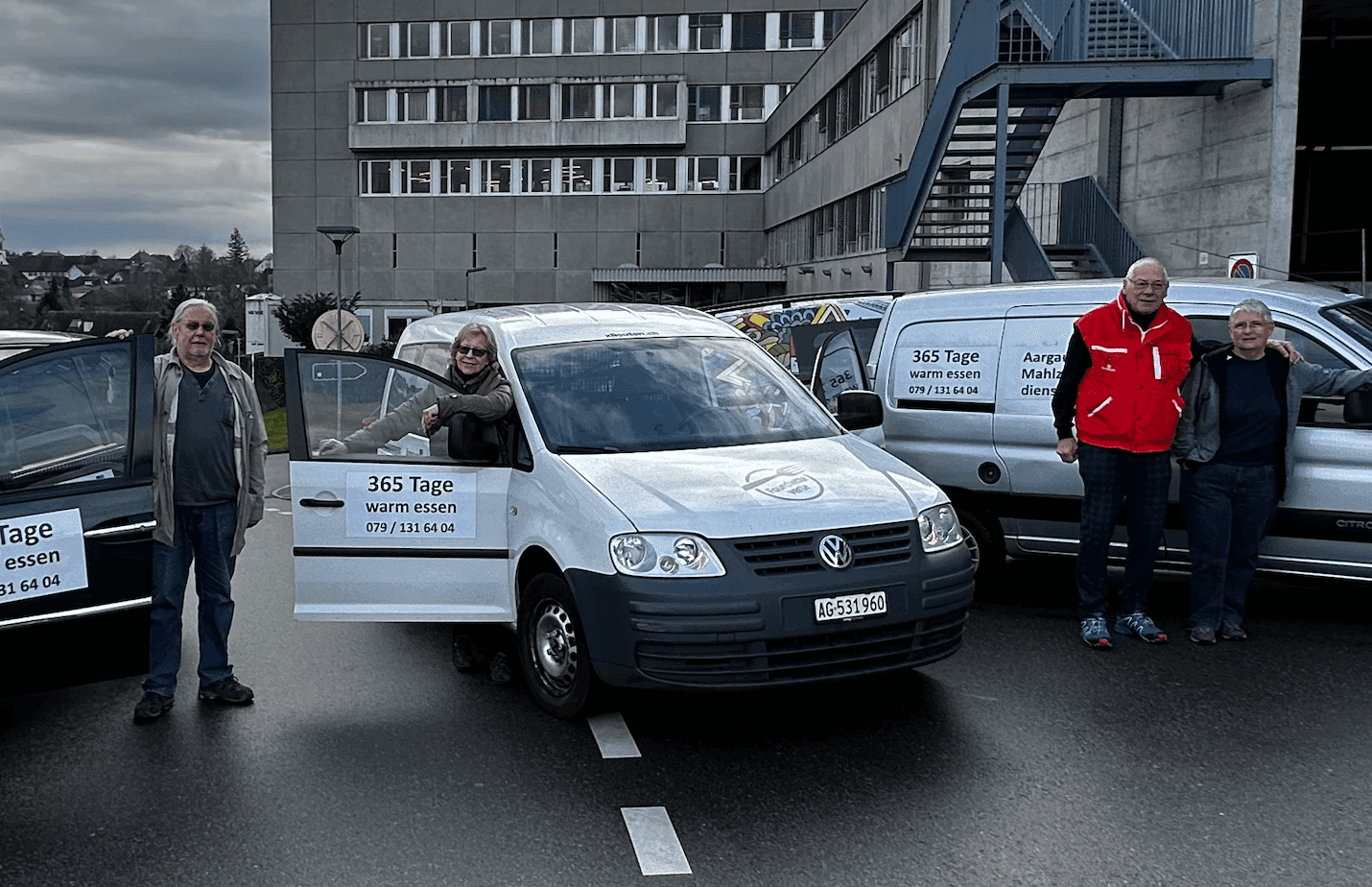 Wie die Vereinigung Aktiver Aargauer Senioren 1000+ Mahlzeiten im Monat ausfährt