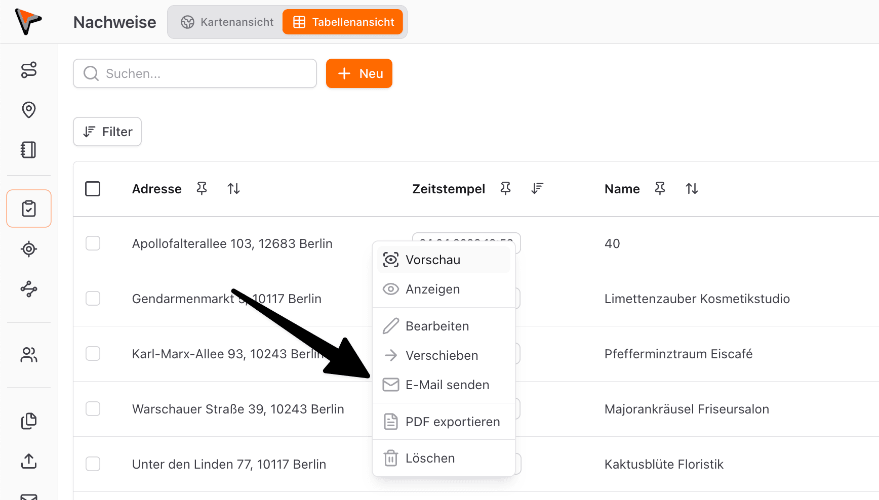 E-Mails direkt aus xrouten versenden